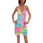 Glittering Halter Dress