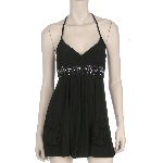 black lace dress