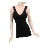 Cowl neck halter top