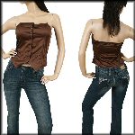 sparkle center dangle halter