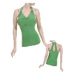sparkle center dangle halter