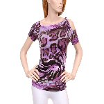 cheetah print top