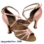 Brown Satin and Mesh