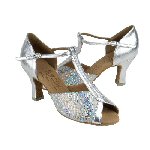 silver dance shoes